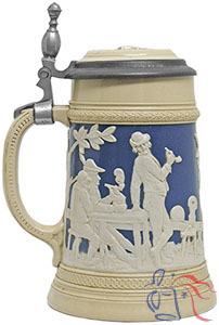 Peasants Bowling”, Mettlach 2182 | Mettlach Stein Catalog